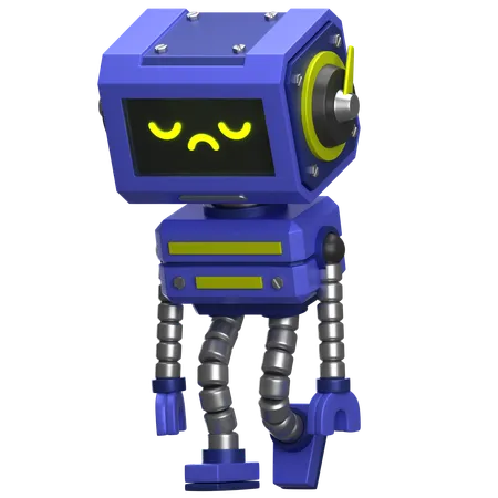 Lazy Robot  3D Icon