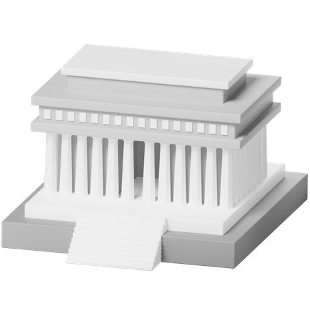 Le mémorial de Lincoln  3D Icon