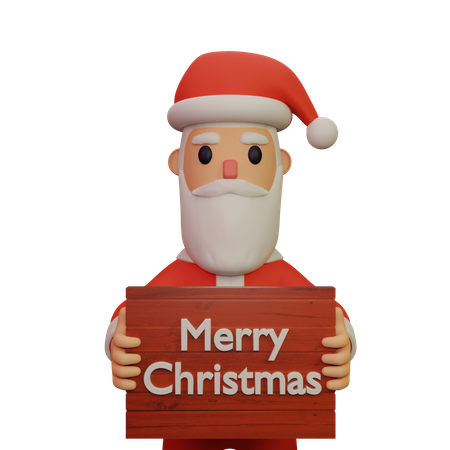 Père noël, tenue, joyeux noël, conseil  3D Illustration