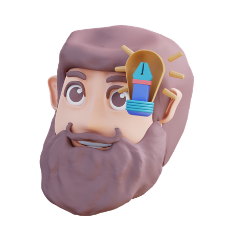 Le personnage peut avoir une idée  3D Icon