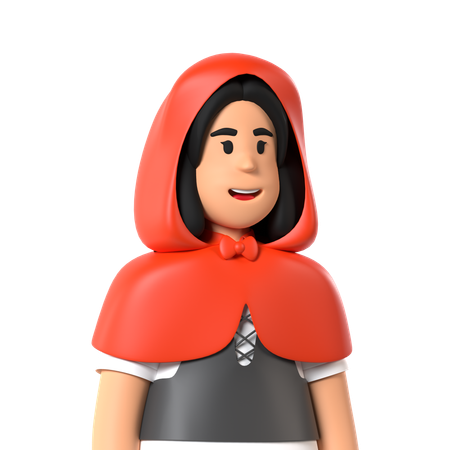 Le petit Chaperon rouge  3D Icon