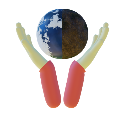 Le réchauffement climatique  3D Icon