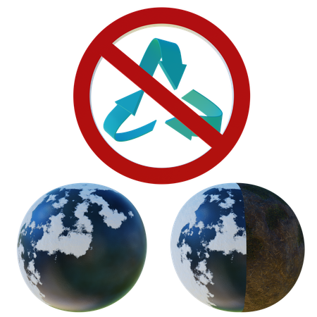 Le réchauffement climatique  3D Icon