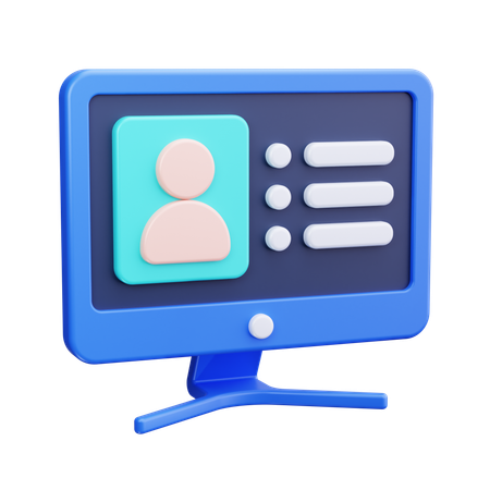 리더 인터뷰 라이브 스트리밍  3D Icon
