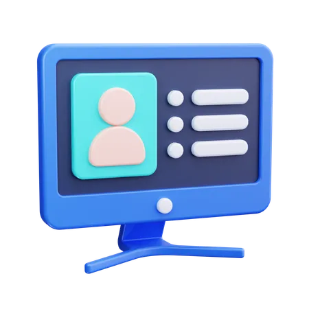 리더 인터뷰 라이브 스트리밍  3D Icon