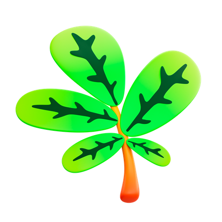 Leaf 3D Illustration