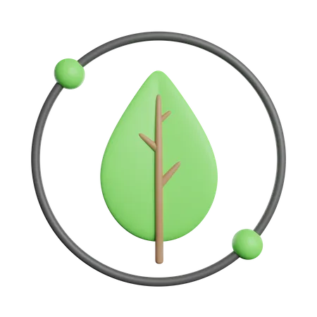 Leaf Nature Plant 3D Icon