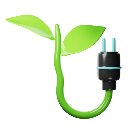Plant And Energy 3D Icon