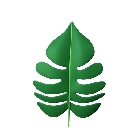 Leaf decoration  3D Icon