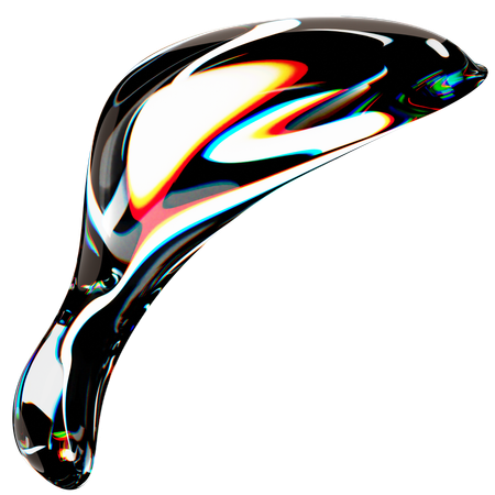 Leaf Glass Spectrum  3D Icon