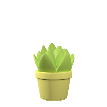 Leaf Pot 3D Icon