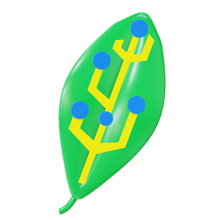 Leaf Scanning  3D Icon