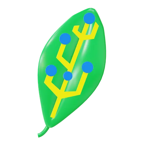 Leaf Scanning  3D Icon