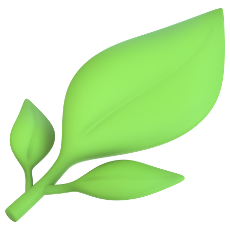 Leaf Symbol  3D Icon