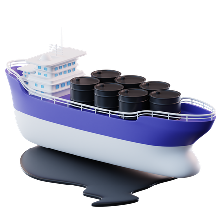 Leaking Oil  3D Icon