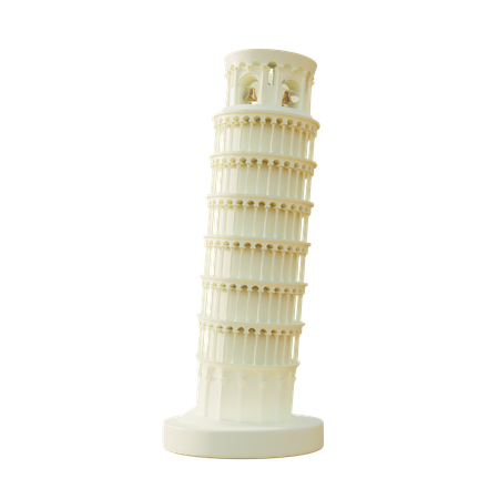 Leaning Tower Of Pisa  3D Icon