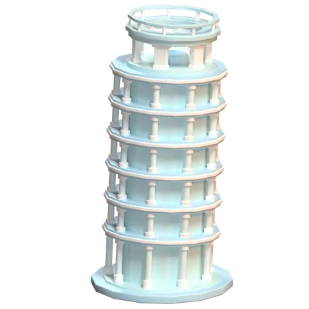 Leaning Tower Of Pisa  3D Icon