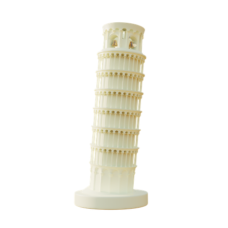 Leaning Tower Of Pisa  3D Icon
