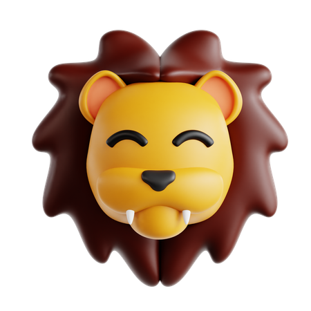 Leão  3D Icon