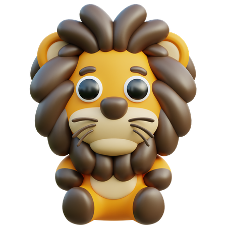 Leão  3D Icon