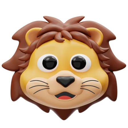 Leão  3D Icon
