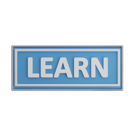 Learn  3D Icon