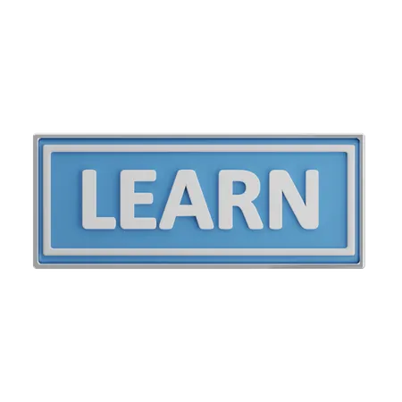 Learn  3D Icon