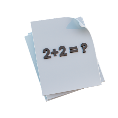 Learn Math  3D Icon