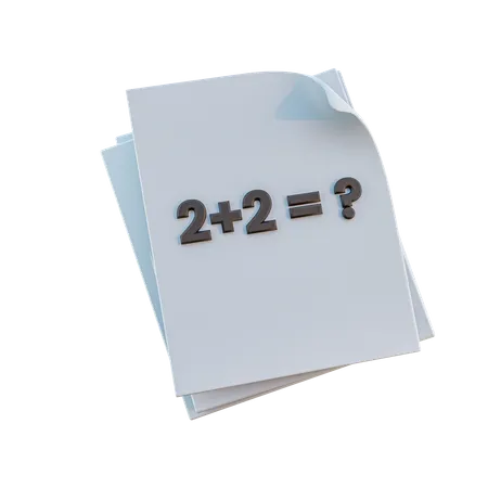 Learn Math  3D Icon