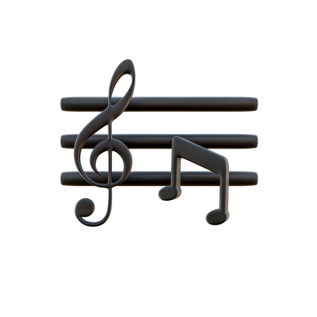 Learn Music  3D Icon