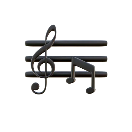 Learn Music  3D Icon