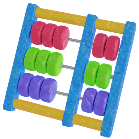 Learning Abacus  3D Icon