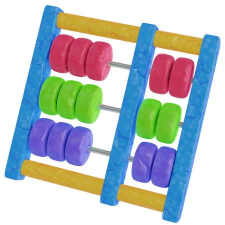 Learning Abacus  3D Icon