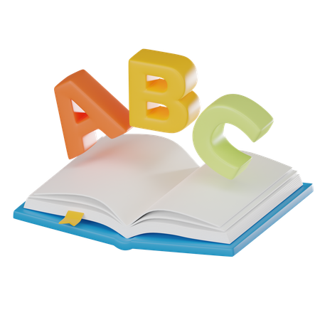 Learning abc  3D Icon