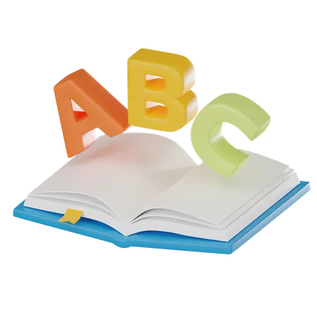 Learning abc  3D Icon