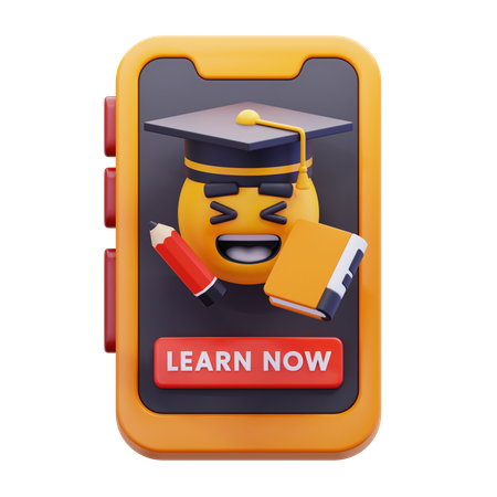 Learning App  3D Icon