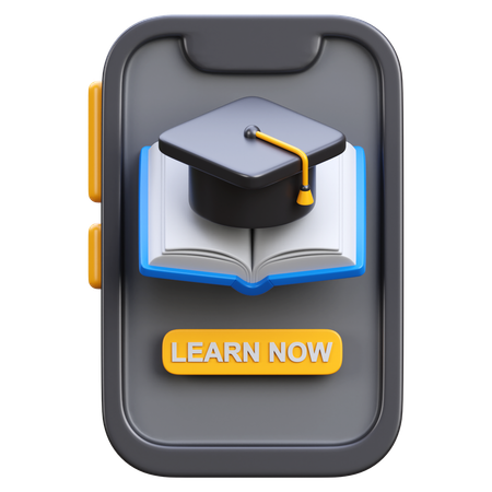 Learning App  3D Icon