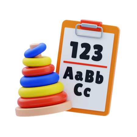 Learning Basics Through Play  3D Icon