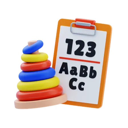 Learning Basics Through Play  3D Icon