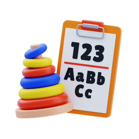 Learning Basics Through Play  3D Icon
