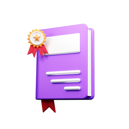 Learning Book  3D Icon