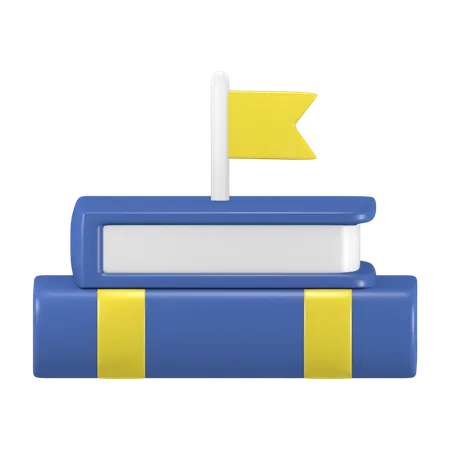 Learning Book 3D Icon