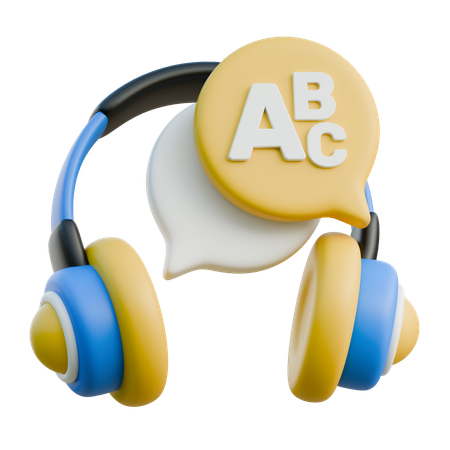 Learning Hearing  3D Icon