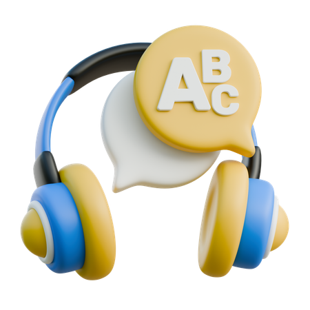 Learning Hearing  3D Icon