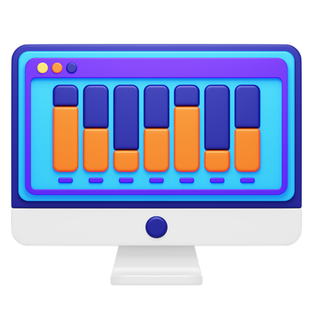 学習に費やした時間  3D Icon