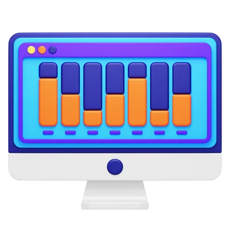 学習に費やした時間  3D Icon