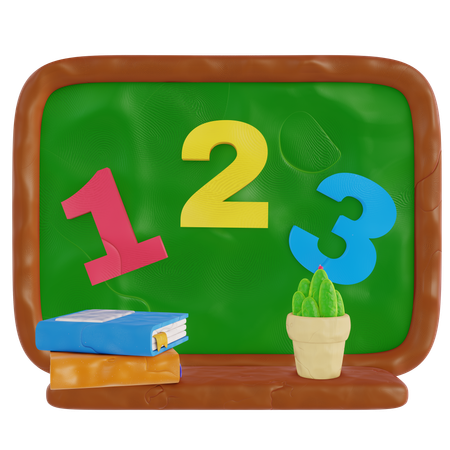 Learning Numbers Easily  3D Icon