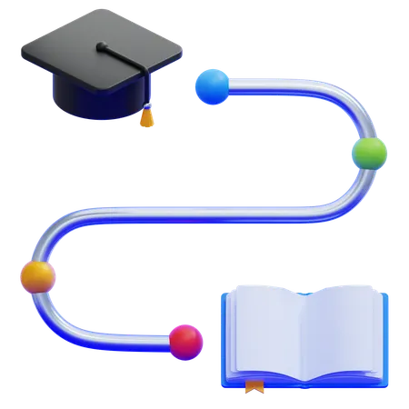 학습 경로  3D Icon