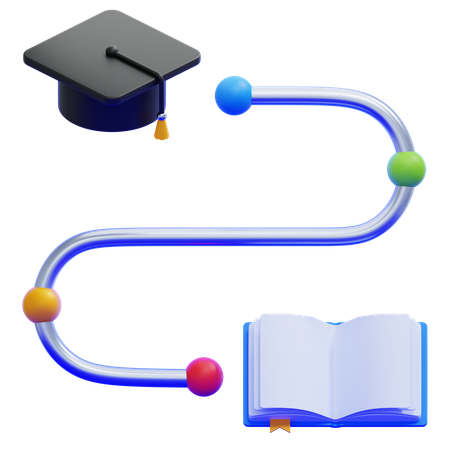 Learning Path  3D Icon