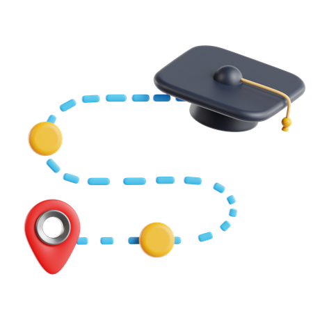 Learning Path  3D Icon